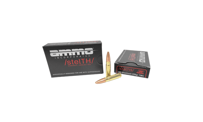 Ammo Inc. .300 Blackout 220 Grain stelTH Subsonic TMC 20