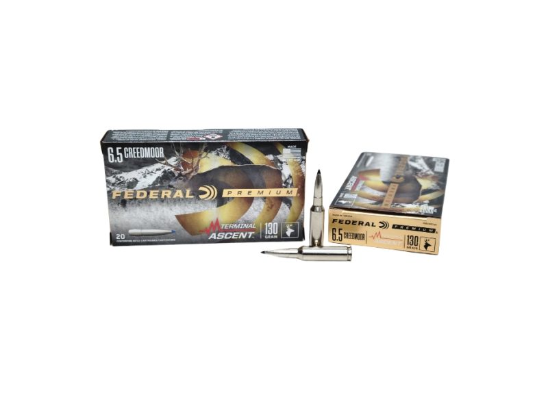 Federal Terminal Ascent 6.5 Creedmoor 130 Grain Bonded Tipped