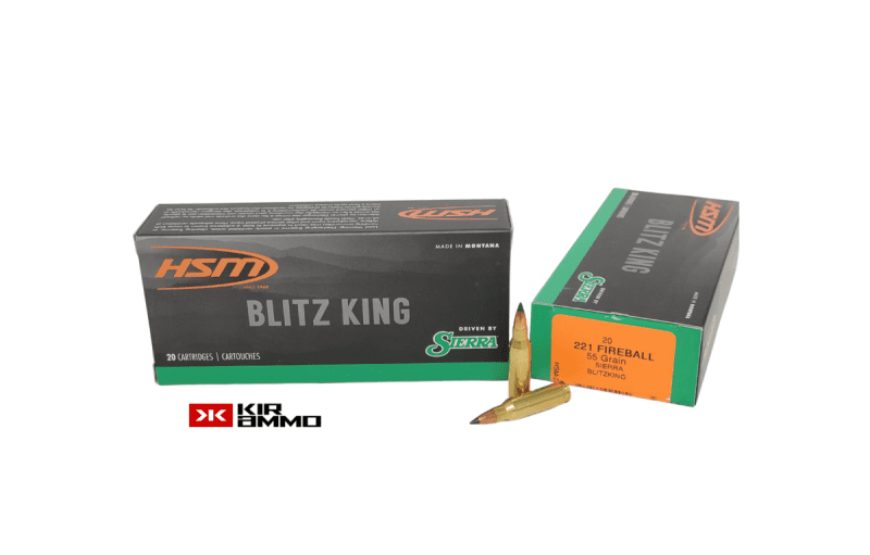 HSM .221 Fireball Sierra Blitz King 55 Grain e1638392508667