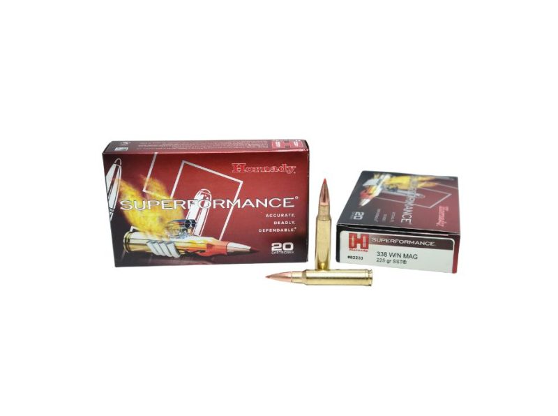 Hornady Superformance .338 Win Mag 225 Grain SST