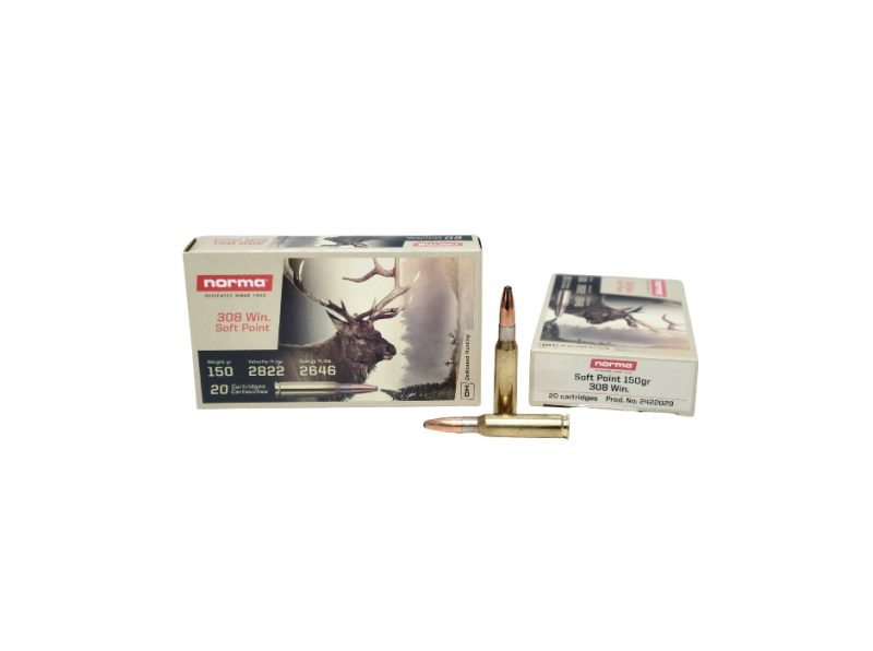 Norma Softpoint .308 Win Increased Velocity 150gr 2422029