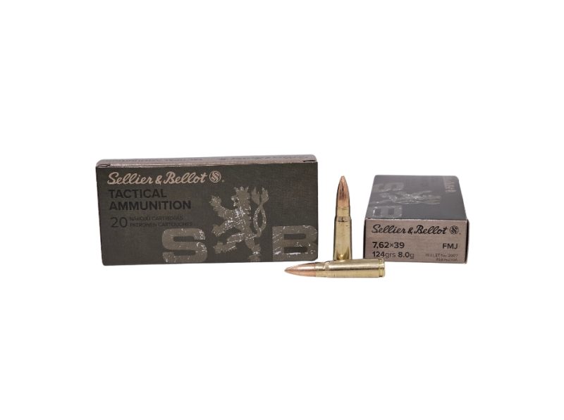 Sellier Bellot 7.62x39mm 124 Grain Full Metal Jacket